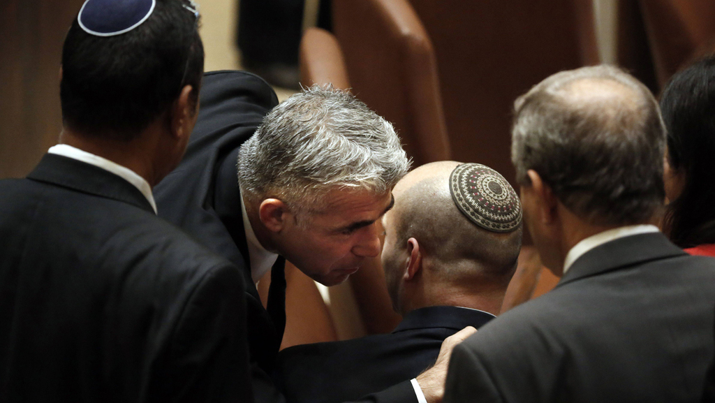 Yair Lapid and Naftali Bennett 
