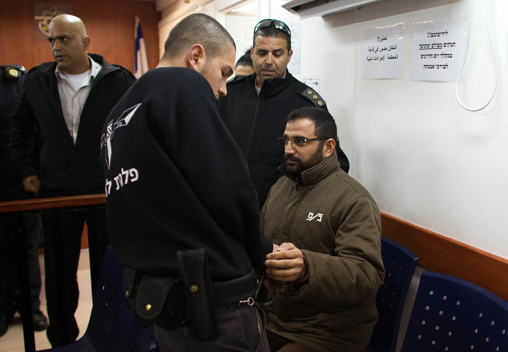 Hamas terrorist Hussam Qawasmeh in court 