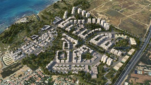 הדמיה של תוכנית הבנייה