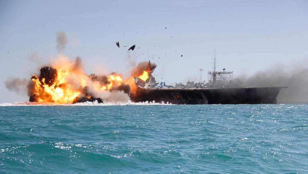 Iran's revolutionary Guard Corps Navy drill 