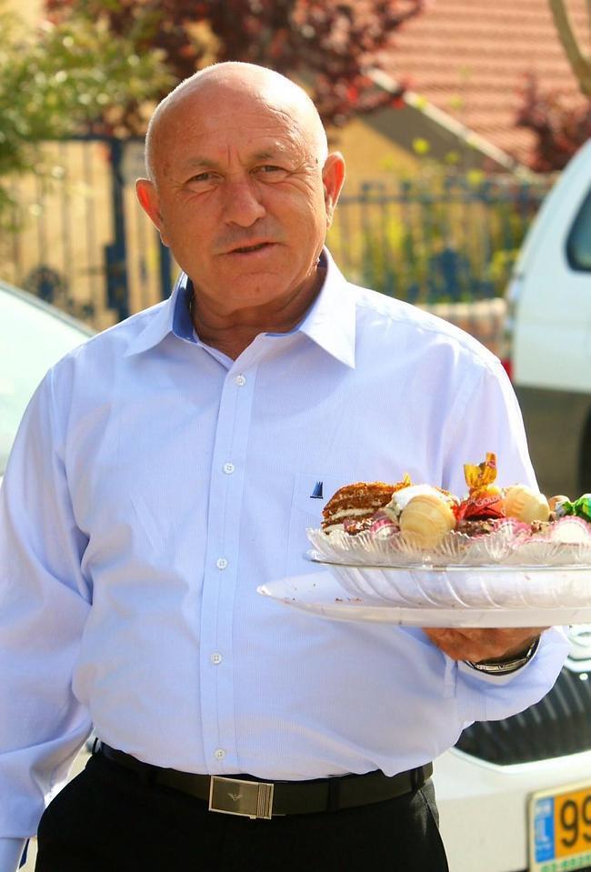 הסבא הטרי. משה מיכאלשווילי (צילום: אמיר מאירי) הסבא הטרי. משה מיכאלשווילי