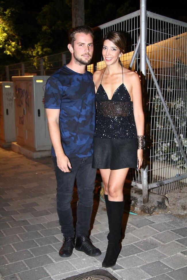 חוגגים יחד. לי גרינבאו ועומר דנקנר (צילום: אסף לב) חוגגים יחד. לי גרינבאו ועומר דנקנר