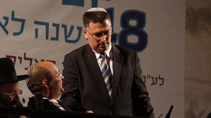 סער ובנט. ההצהרה מסמלת על שיתוף פעולה בין המפלגות (צילום: גיל יוחנן) סער ובנט. ההצהרה מסמלת על שיתוף פעולה בין המפלגות
