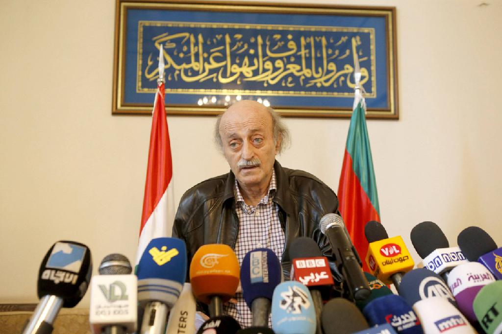 Lebanese Druze leader Walid Jumblatt
