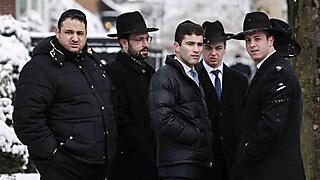 Jewish men in New York 