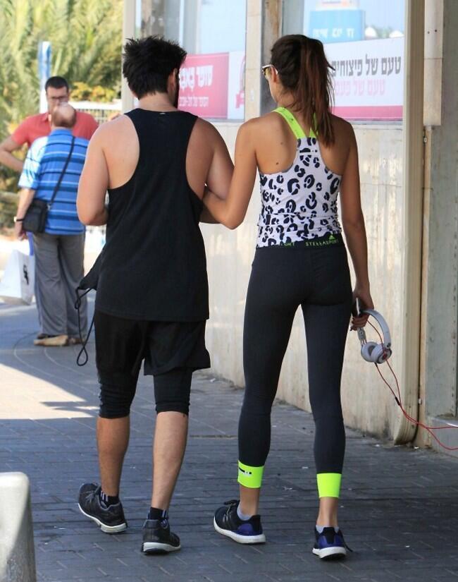 איזה כיף להתאמן יחד. שלומית ויהודה (צילום: מוטי לבטון) איזה כיף להתאמן יחד. שלומית ויהודה