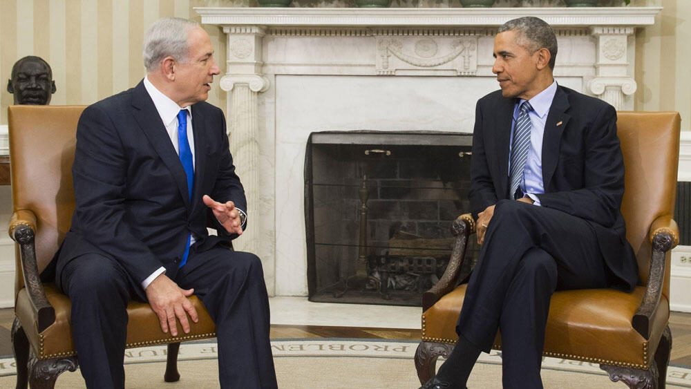 Benjamin Netanyahu and Barak Obama in 2015 