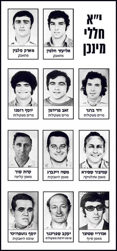 Israeli victims of the 1972 Munich Olympics massacre 