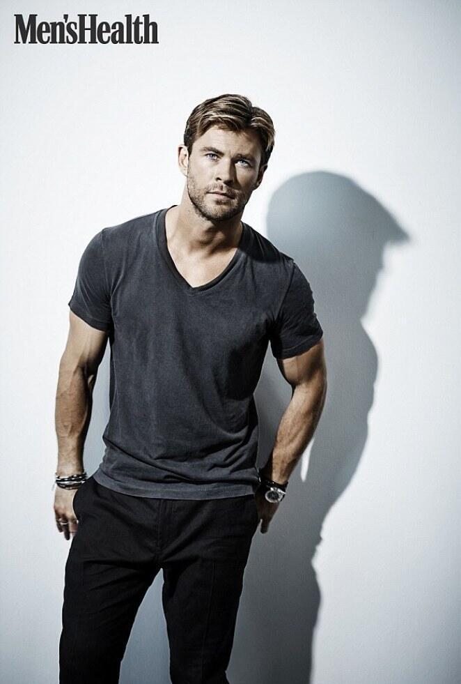 כריס המסוורת' מגזין Men's Health כריס המסוורת' מגזין Men's Health