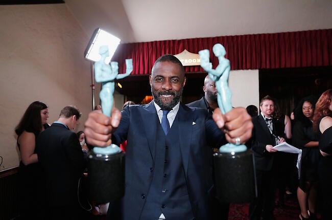 כל הכבוד! אידריס אלבה מבסוט (צילום: Gettyimages) כל הכבוד! אידריס אלבה מבסוט