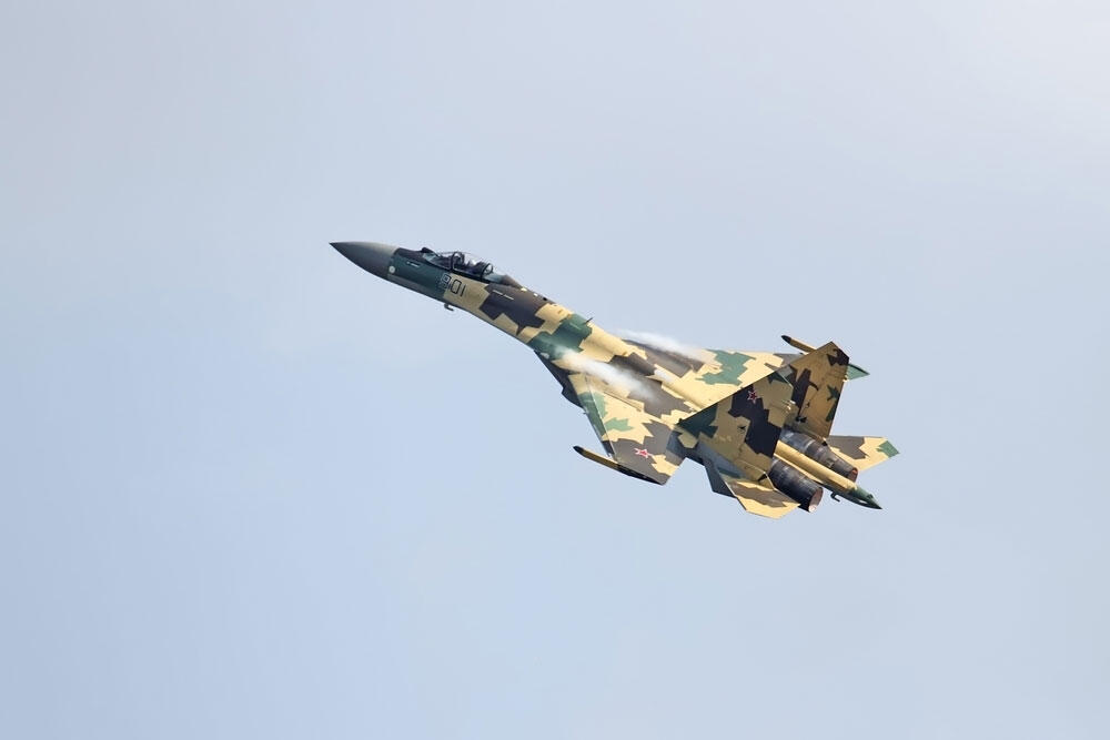 מטוס Su-35. לא נמסר כמה אמורים להיות מסופקים (צילום: shutterstock) מטוס Su-35. לא נמסר כמה אמורים להיות מסופקים