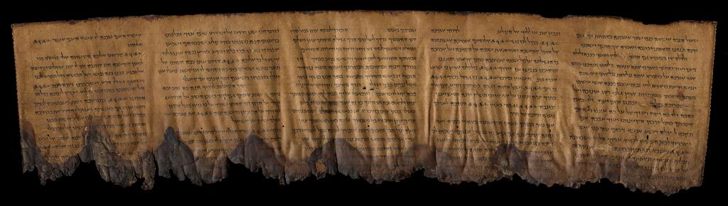 הועברו לכספת. מגילות מדבר יהודה (צילום: שי הלוי, רשות העתיקות) הועברו לכספת. מגילות מדבר יהודה