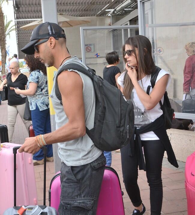 חלום שלנו וויקנד באילת. אלי פיניש והחברה רעות שדה (צילום: מאיר אוחיון) חלום שלנו וויקנד באילת. אלי פיניש והחברה רעות שדה