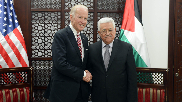 Then-U.S. vice president Joe Biden meeting with Palestinian President Mahmoud Abbas in Ramallah in 2016 (Photo: Archive) Then-U.S. vice president Joe Biden meeting with Palestinian President Mahmoud Abbas in Ramallah in 2016