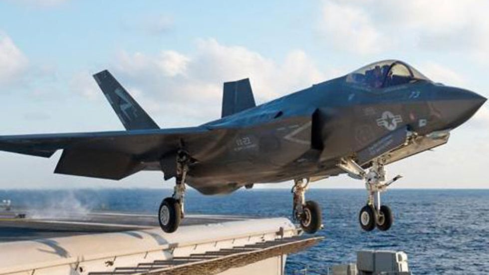 F-35 jets made by Lockheed Martin 