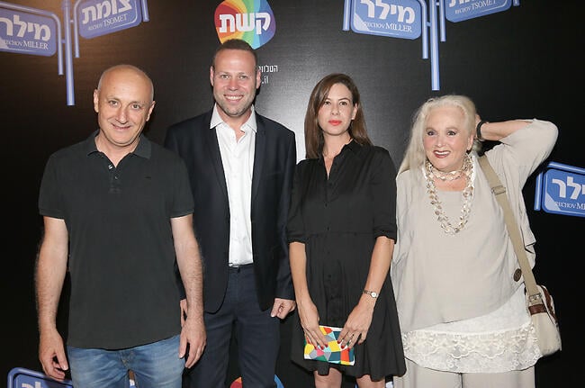 הקאסט של "צומת מילר". אלוני, אדווה בול, מילר וגל זייד