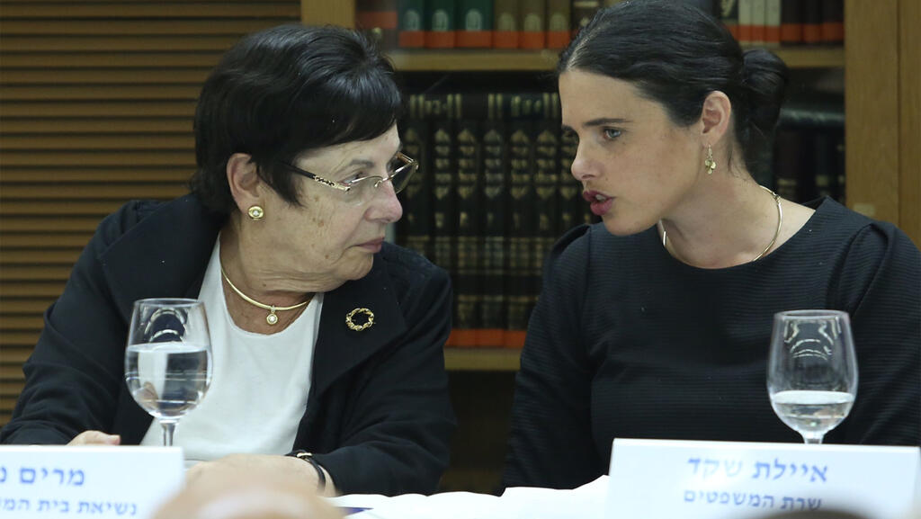 חברות קרובה שעמדה במבחן. שקד ונאור (צילום: גיל יוחנן) חברות קרובה שעמדה במבחן. שקד ונאור
