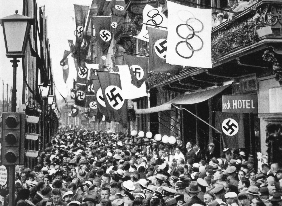 גרמניה ב-1936. האולימפיאדה תחזור, 100 שנה אחר כך? (צילום: getty images) גרמניה ב-1936. האולימפיאדה תחזור, 100 שנה אחר כך?