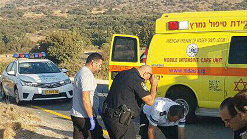 תאונה בכביש 99, ארכיון (צילום: דוברות מד''א) תאונה בכביש 99, ארכיון