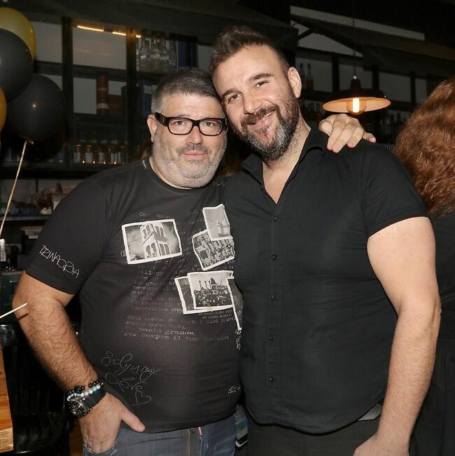 מפגש פסגה. ירון ברלד ורני רהב (צילום: ענת מוסברג) מפגש פסגה. ירון ברלד ורני רהב