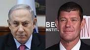 ג'יימס פאקר ובנימין נתניהו 