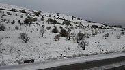 שלג בהר אביטל בגולן