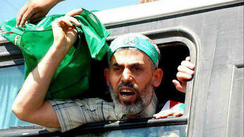 Hamas' leader in Gaza Yahya Sinwar was freed during the 2011 prisoner swap for Gilad Shalit Hamas' leader in Gaza Yahya Sinwar was freed during the 2011 prisoner swap for Gilad Shalit