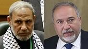 שר הביטחון ליברמן ובכיר חמאס א-זהאר