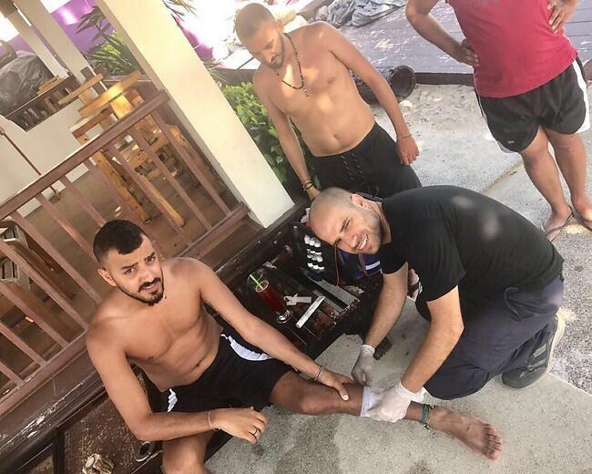 רק בריאות. איתי לוי בתאילנד (צילום: יח"צ) רק בריאות. איתי לוי בתאילנד