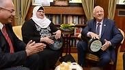 הנשיא ריבלין והמורה ג'יהאן ג'אבר 
