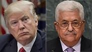 יו"ר הרשות אבו מאזן והנשיא האמריקני טראמפ
