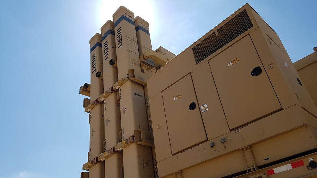 David's sling missile (Photo: Roee Idan) David's sling missile