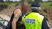 הנהג לאחר שנעצר