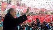 ארדואן בעצרת ברזה. "4-3 פשיסטים לא יפגעו בנו"     