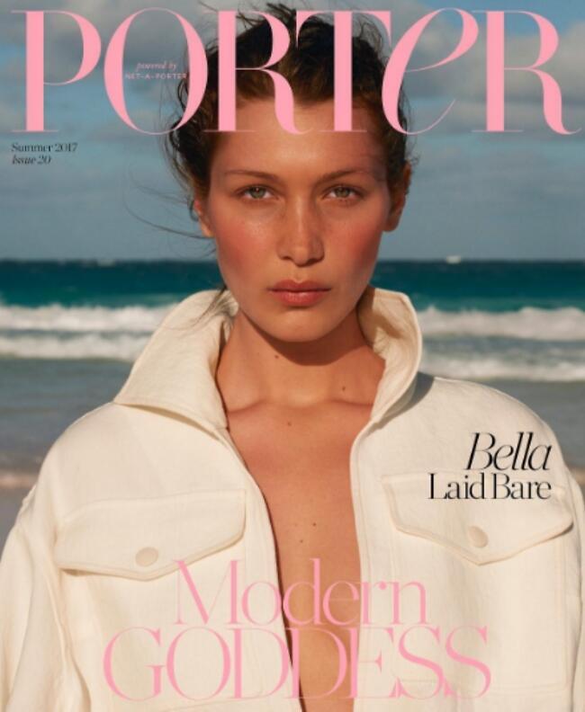 בנטורל. בלה חדיד (Terry Richardson for PORTER) בנטורל. בלה חדיד