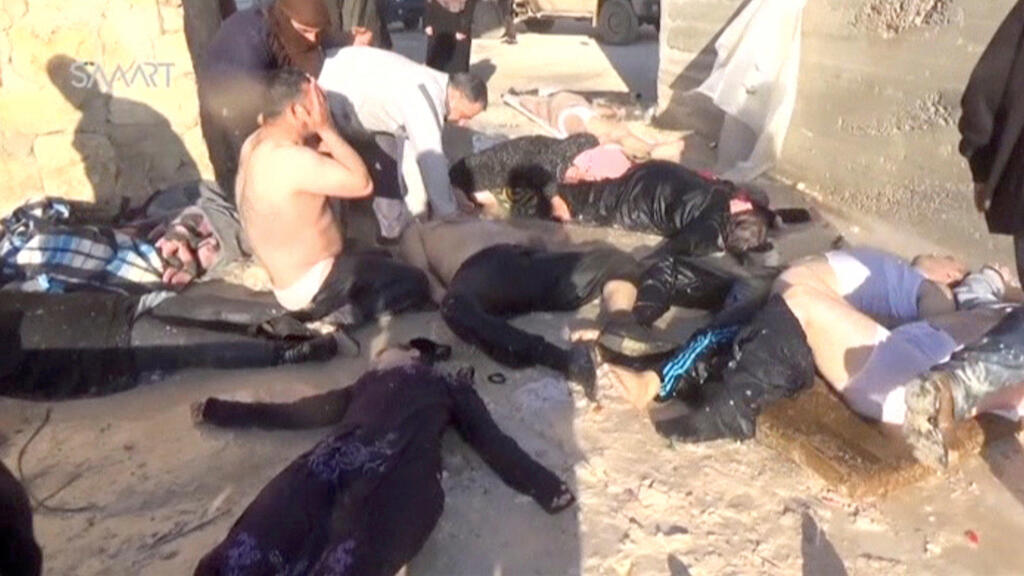 Syrian casualties of chemical attacks by the Assad regime in 2017 (Photo: Reuters) Syrian casualties of chemical attacks by the Assad regime in 2017