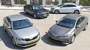 מבחן משפחתיות - טויוטה קורולה מאזדה 3 סקודה אוקטביה רנו מגאן