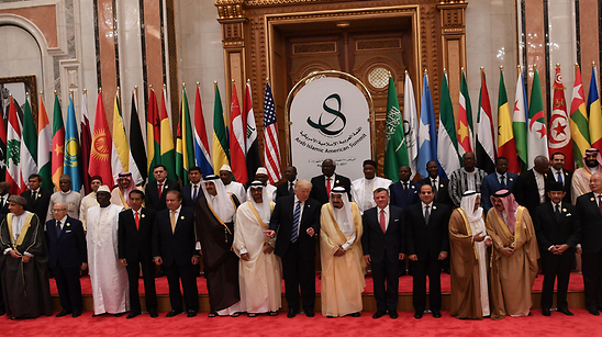 Donald Trump attends the third Gulf-American summit in Saudi Arabia, 2017
(Photo: Getty Images) Donald Trump attends the third Gulf-American summit in Saudi Arabia, 2017