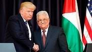 אבו מאזן וטראמפ בבית לחם