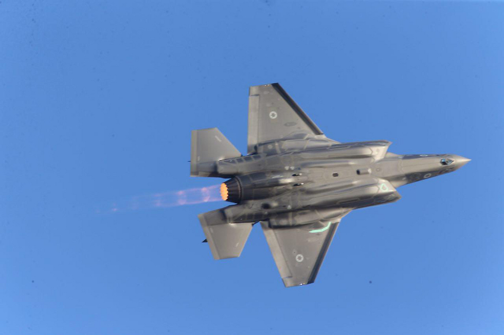 An Israeli F-35 stealth jet 