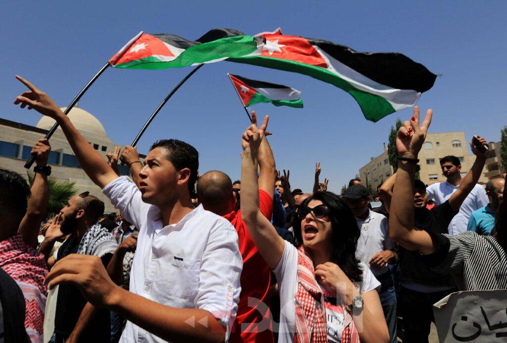 Демонстрации у посольства Израиля в Иордании