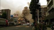 שריפה בשוק הדגים ביפן