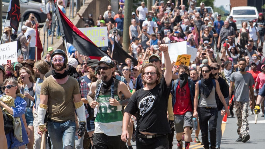 White supremacists rally in 2017 (Photo: AFP) White supremacists rally in 2017