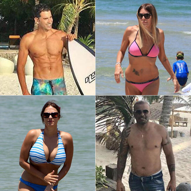 ריבועים בכל מיני צבעים. אייל גולן, קרן פלס, אביבה תבורי ומשה שגב (צילום: מוטי לבטון, רועי חביב) ריבועים בכל מיני צבעים. אייל גולן, קרן פלס, אביבה תבורי ומשה שגב