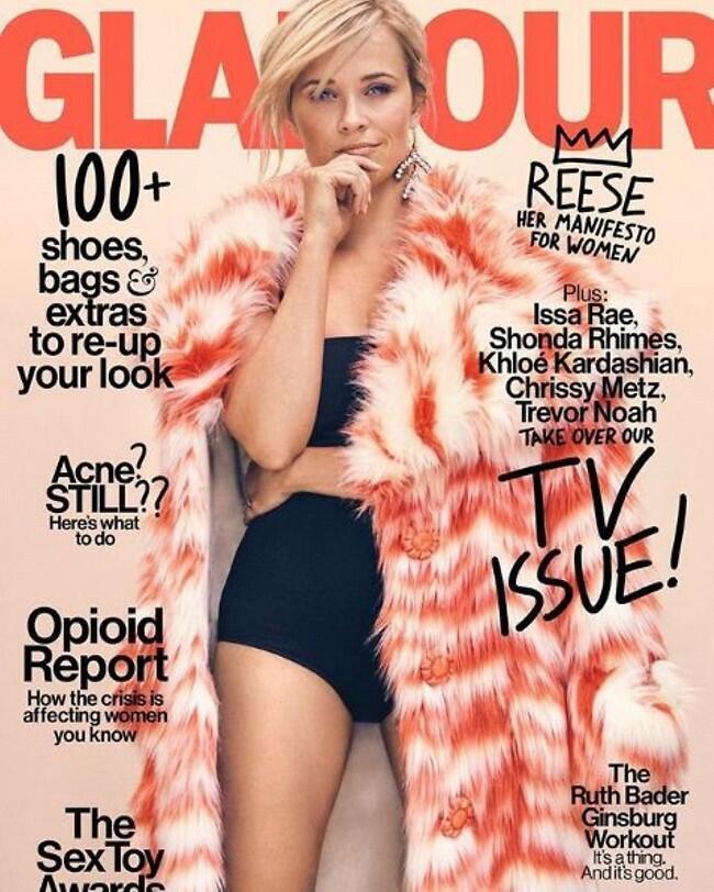 הכי נועז שלך עד כה! ריס וויתרספון (אינסטגרם Glamour Magazine) הכי נועז שלך עד כה! ריס וויתרספון
