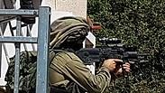 לוחם צה"ל במהלך האימון