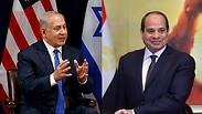 ארכיון. נתניהו וא-סיסי