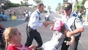 מחאת הנכים אתמול בהרצליה