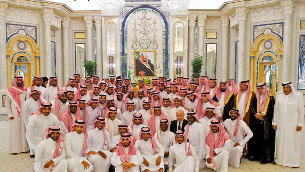 Saudi soccer team (Photo: AFP, SAUDI ROYAL PALACE / BANDAR AL-JALOUD) Saudi soccer team