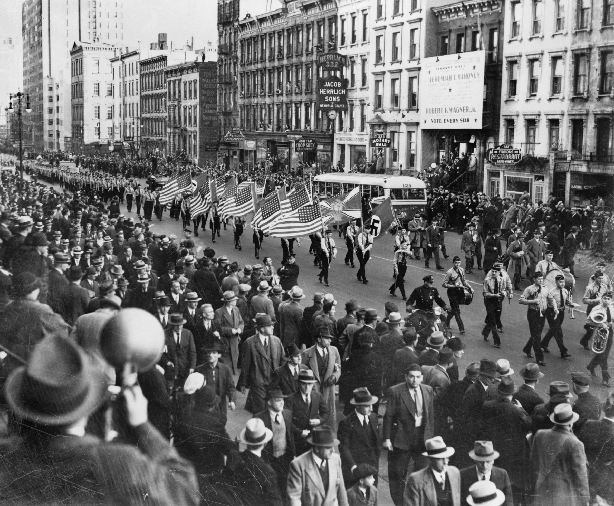 צעדת הנאצים במנהטן. 1939